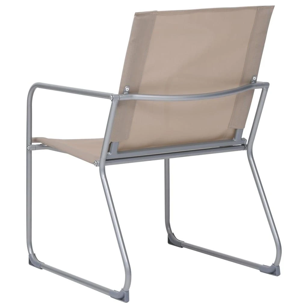 Lauko baldų komplektas Sodo poilsio komplektas, 4 dalių, taupe, audinys ir plienas