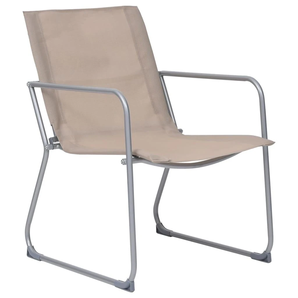 Lauko baldų komplektas Sodo poilsio komplektas, 4 dalių, taupe, audinys ir plienas