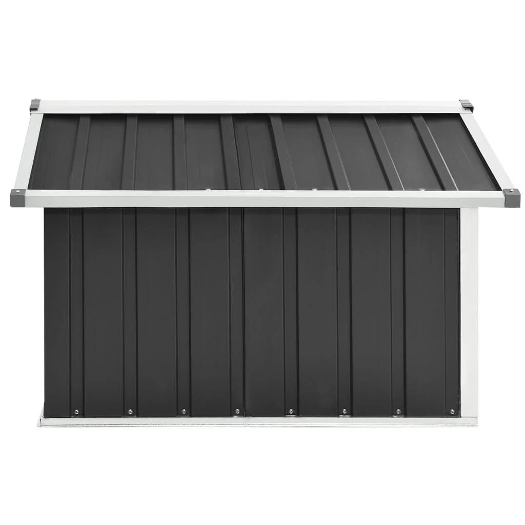 Sodo roboto vejapjovės garažas, antracito, 92x97x63cm, plienas