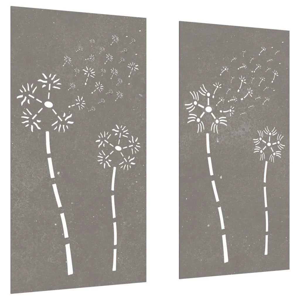 Nuotraukų rėmelis Sodo sienos dekoracija, 2 dalių, 105x55cm, corten plienas