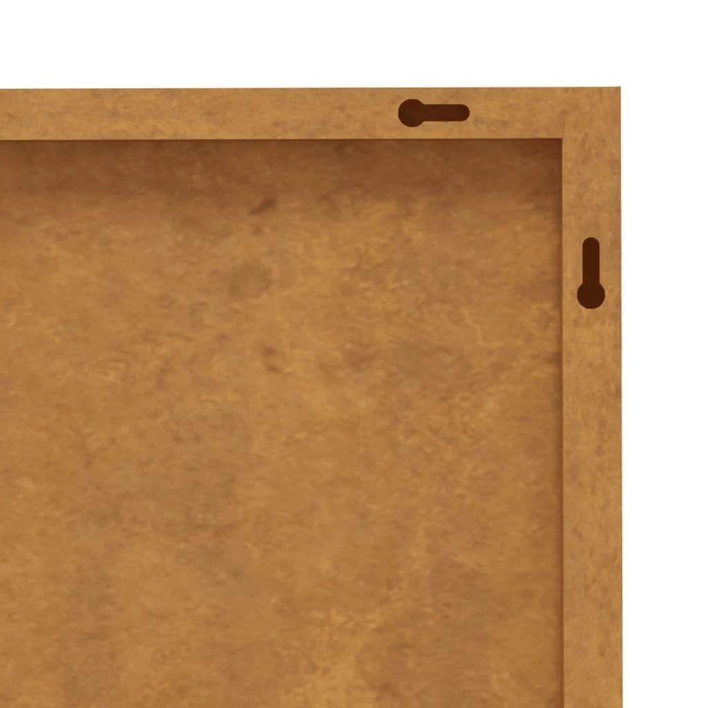 Nuotraukų rėmelis Sodo sienos dekoracija, 2 dalių, 105x55cm, corten plienas