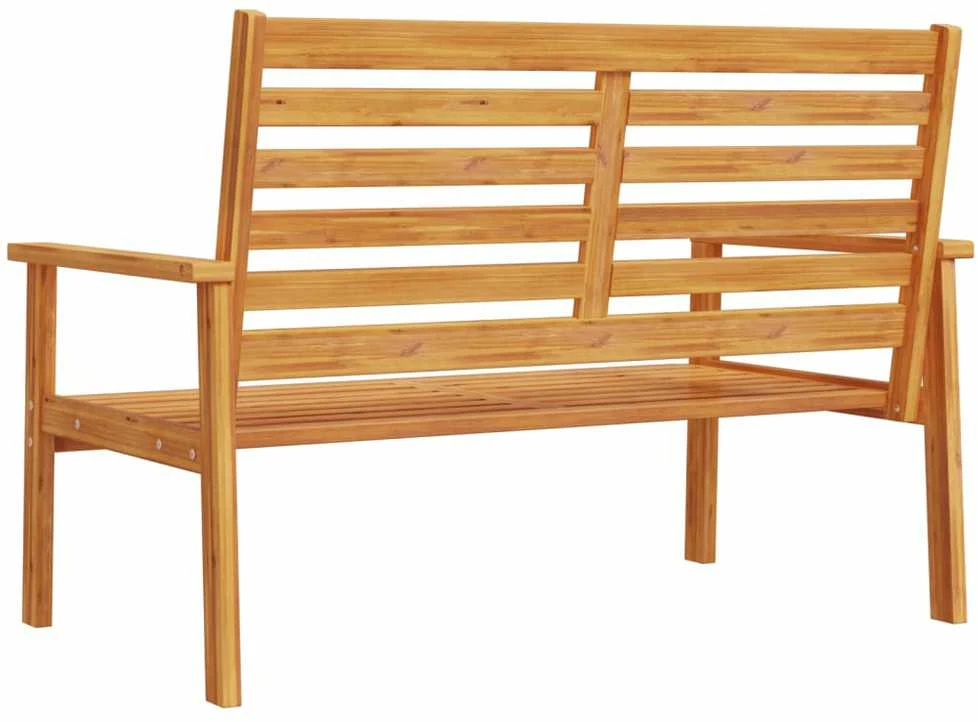 Sodo sofa-suoliukas, 120cm, akacijos medienos masyvas