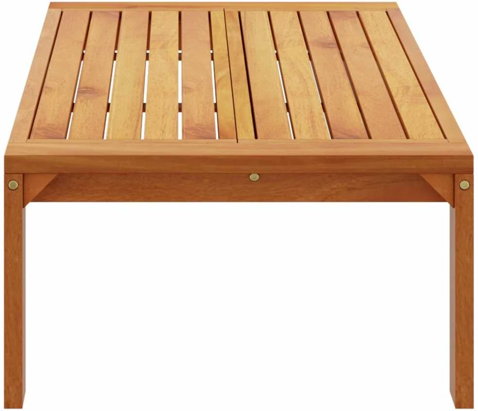 Sodo stalas, 100x50x27cm, akacijos medienos masyvas