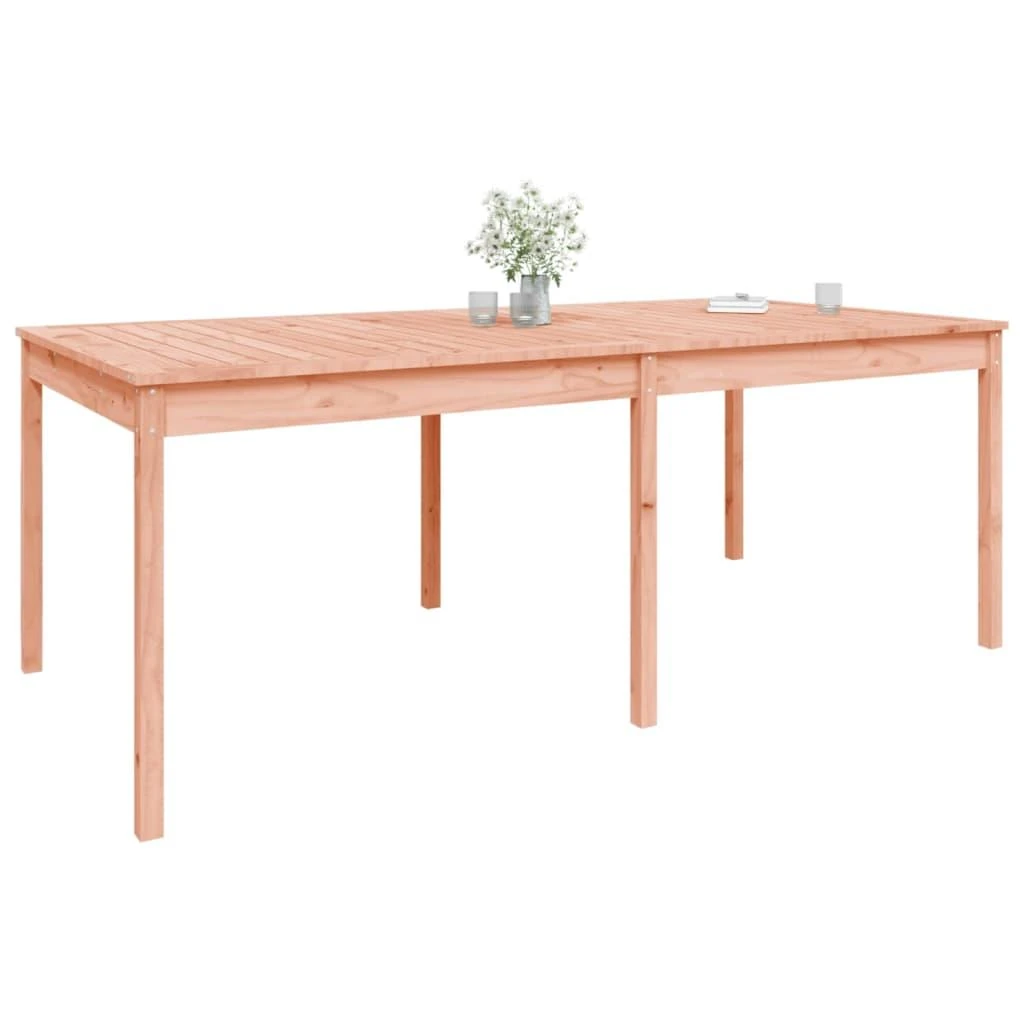 Sodo stalas, 203,5x100x76cm, duoglas eglės medienos masyvas