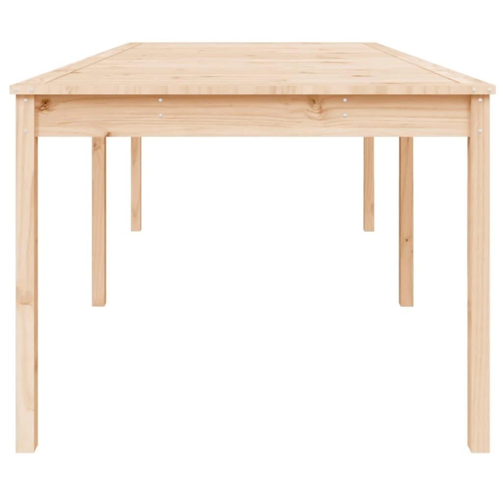 Sodo stalas, 203,5x100x76cm, pušies medienos masyvas