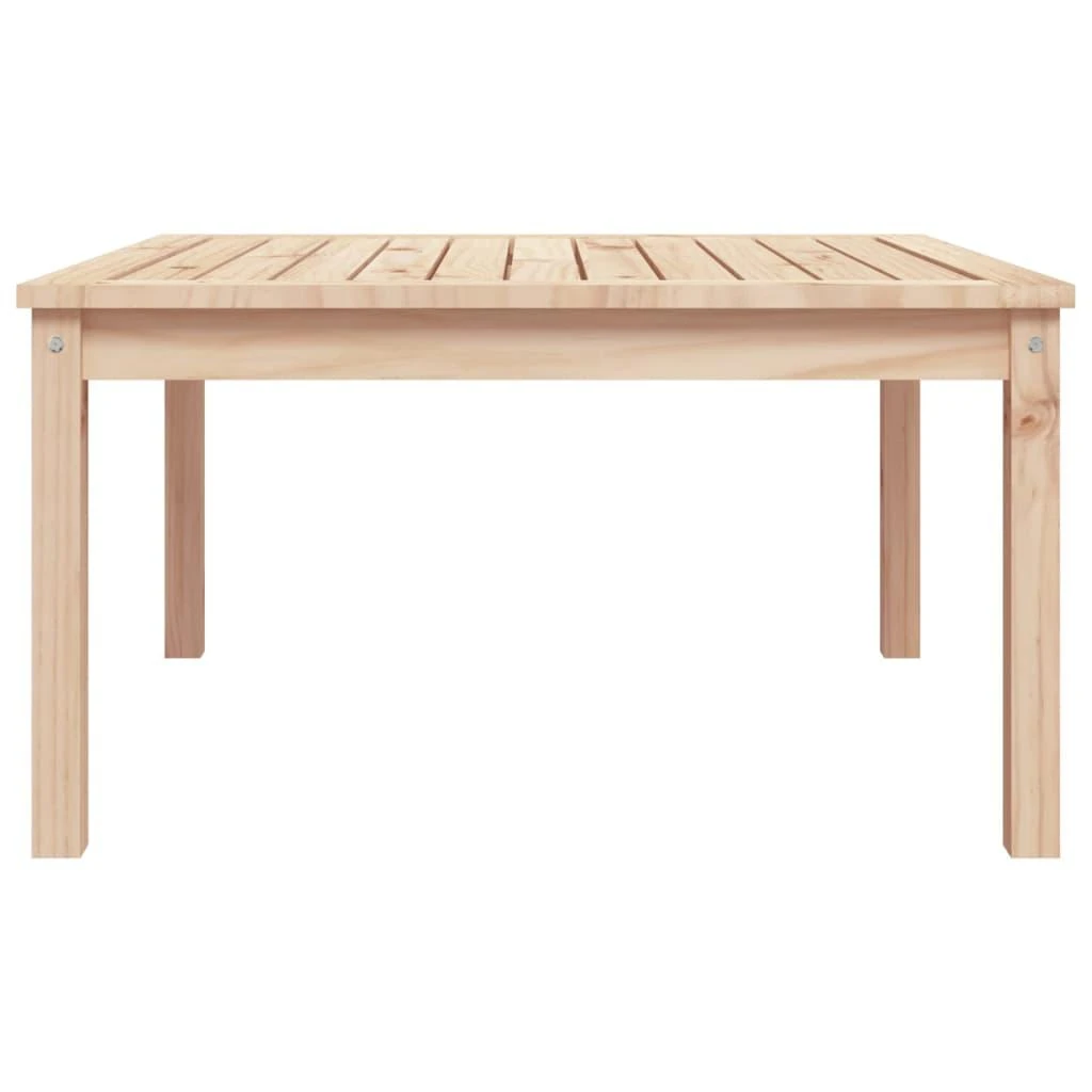 Sodo stalas, 82,5x82,5x45cm, pušies medienos masyvas