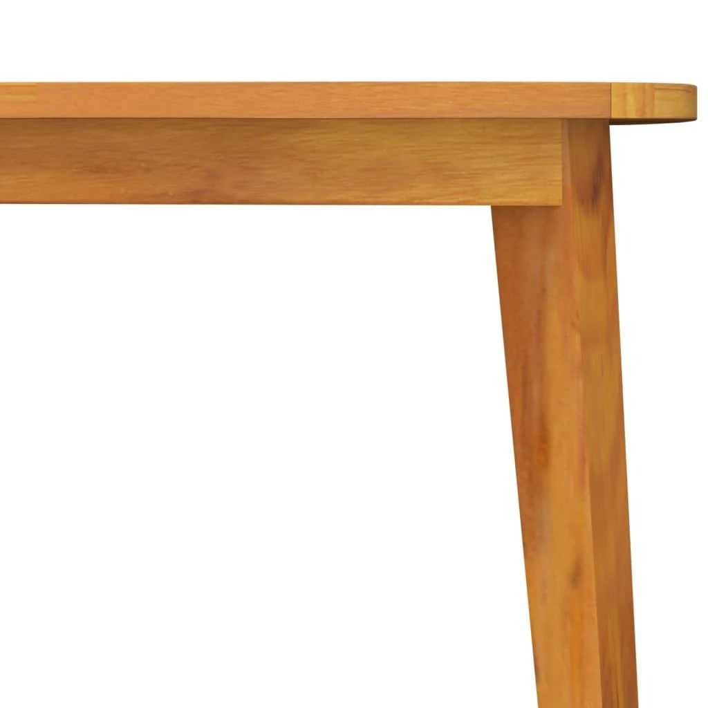 Sodo stalas, 85x85x75cm, akacijos medienos masyvas