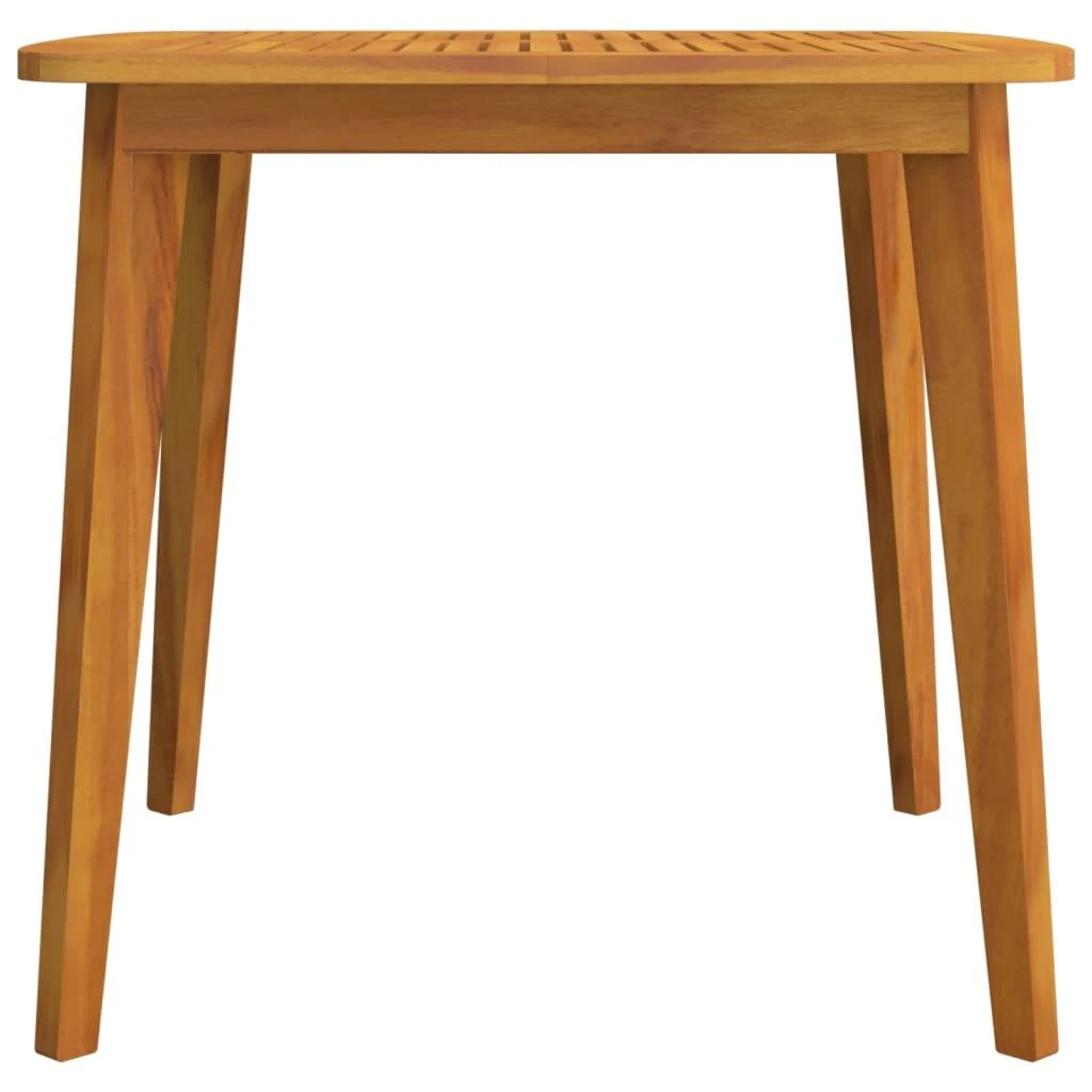 Sodo stalas, 85x85x75cm, akacijos medienos masyvas