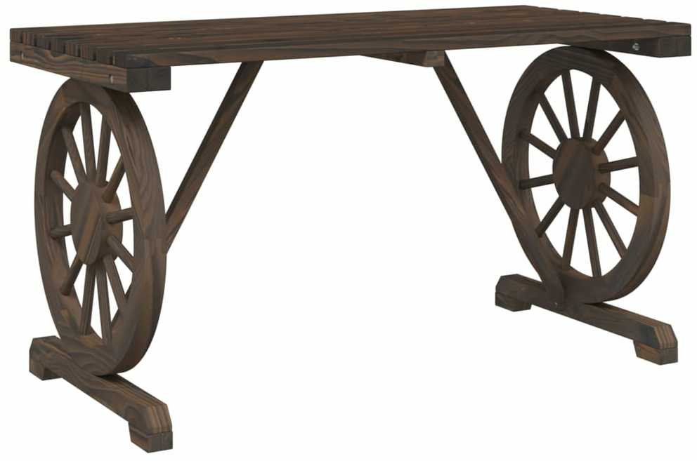Sodo stalas, 115x55x65cm, eglės medienos masyvas