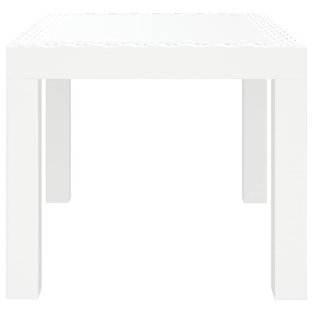 Sodo stalas, baltos spalvos, 59x47x40cm, PP