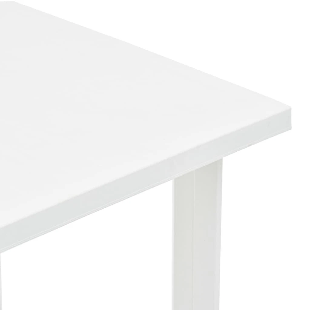 Sodo stalas, baltos spalvos, 80x75x72cm, plastikas