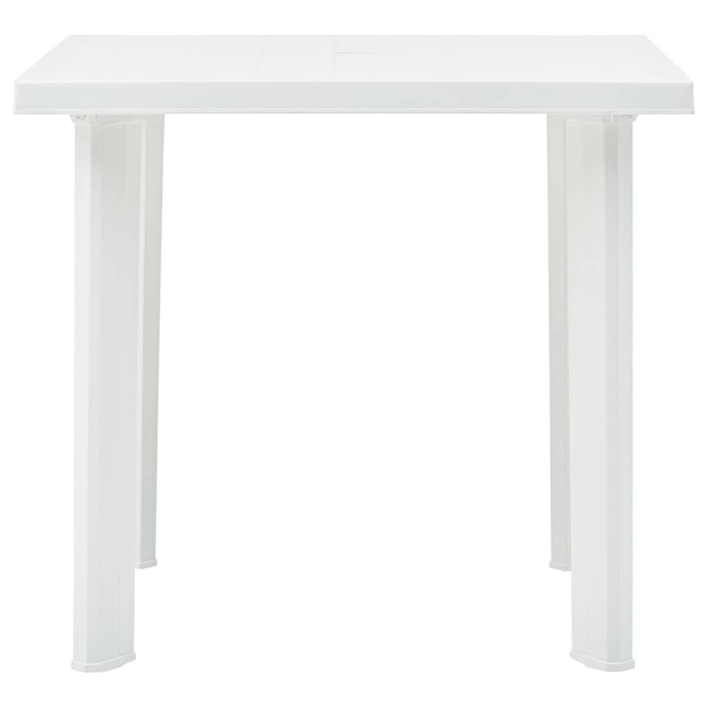 Sodo stalas, baltos spalvos, 80x75x72cm, plastikas