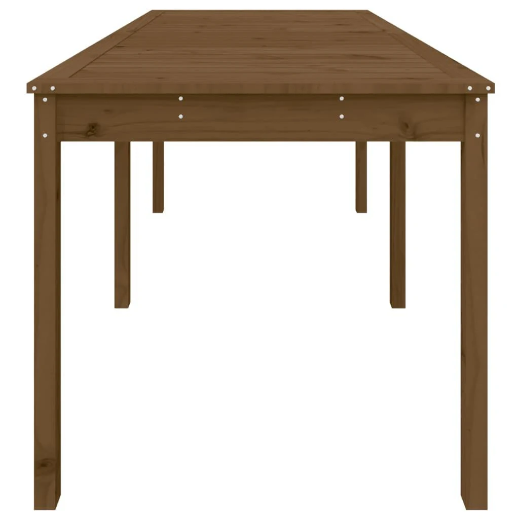 Sodo stalas, medaus rudas, 159,5x82,5x76cm, pušies masyvas