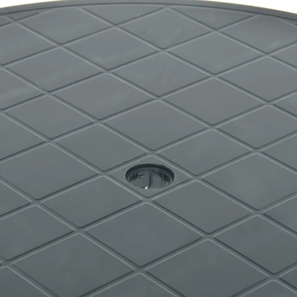 Sodo stalas, žalios spalvos, 89cm, plastikas