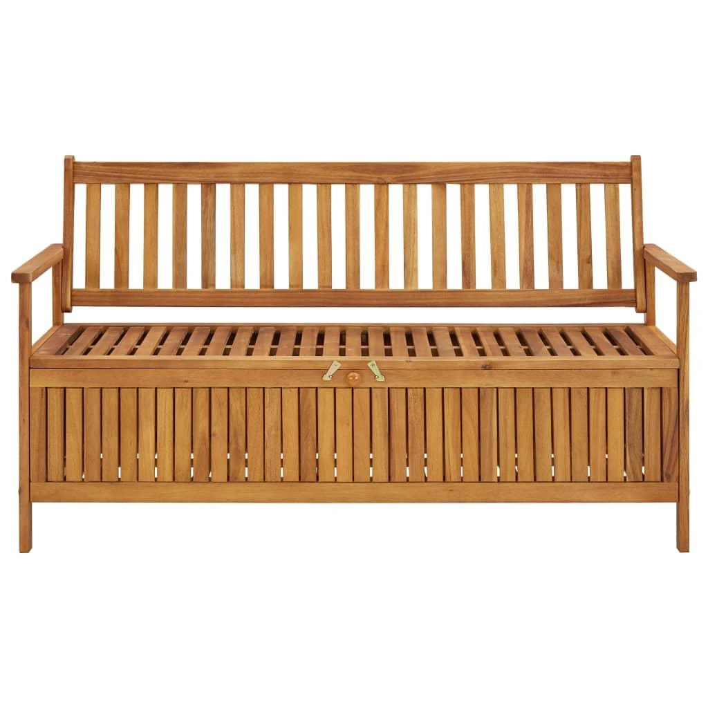 Sodo suoliukas-daiktadėžė, 148cm, akacijos medienos masyvas