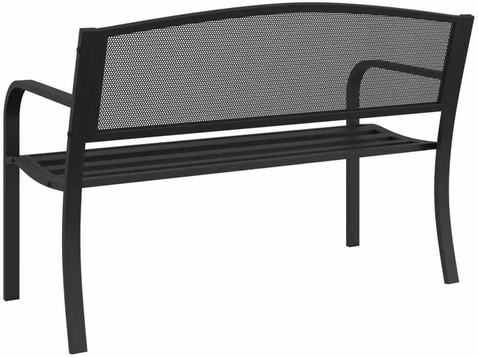 Sodo suoliukas, juodos spalvos, 119cm, plienas