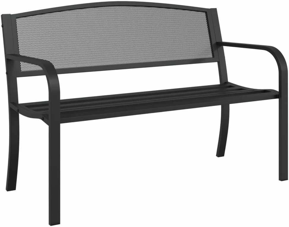 Sodo suoliukas, juodos spalvos, 119cm, plienas