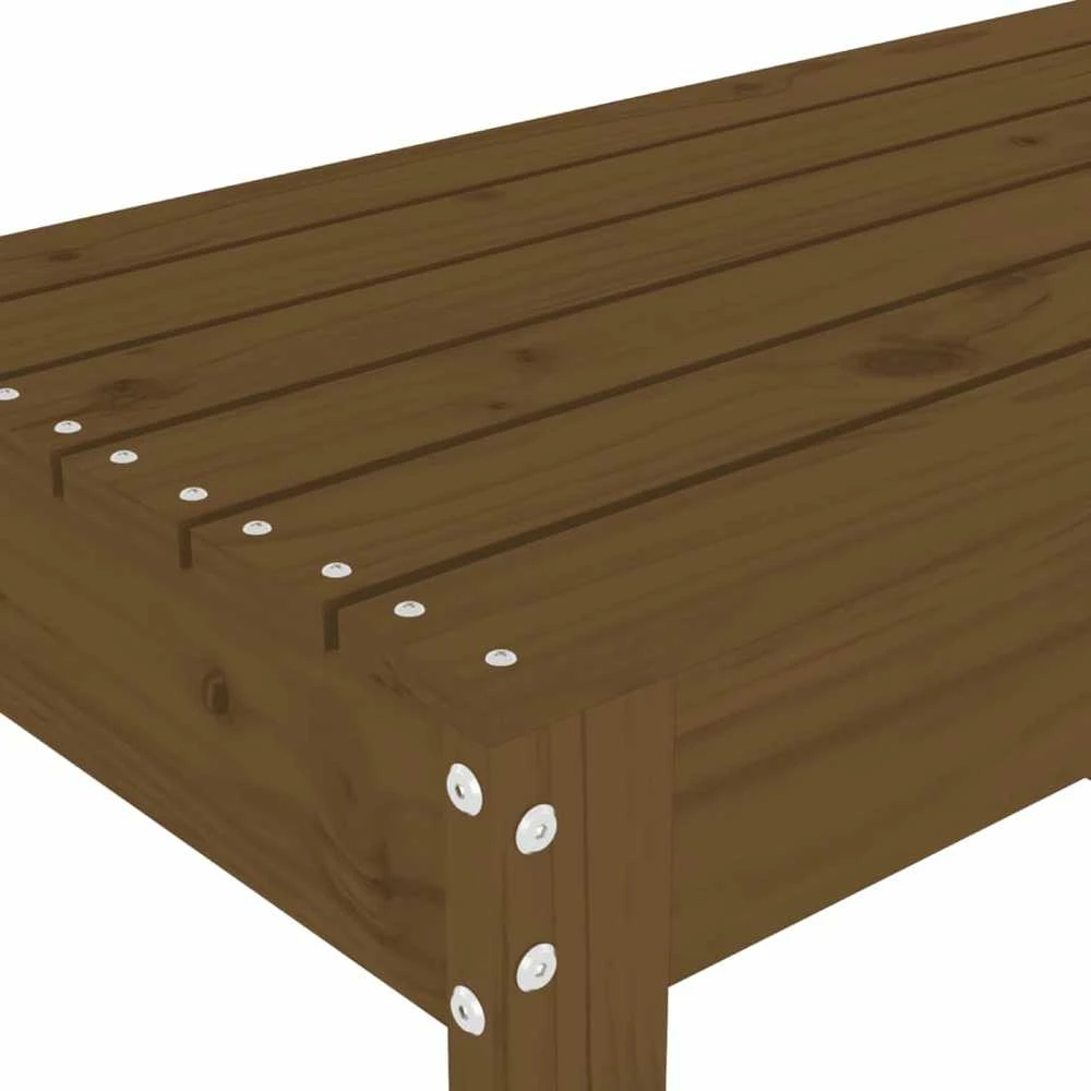Sodo suoliukas, medaus rudas, 110x38x45cm, pušies masyvas