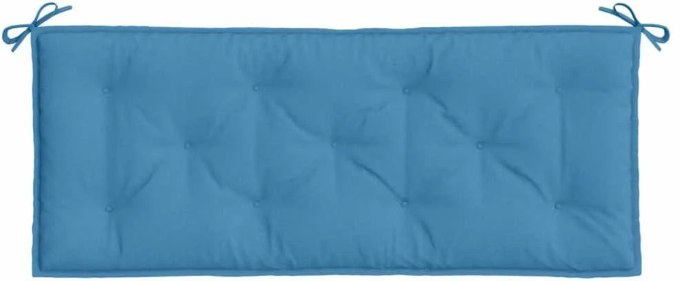 Sodo suoliuko pagalvėlė, mėlynos mišinys, 120x50x7cm, audinys