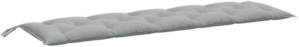 Sodo suoliuko pagalvėlė, šviesiai pilka, 180x50x7cm, audinys