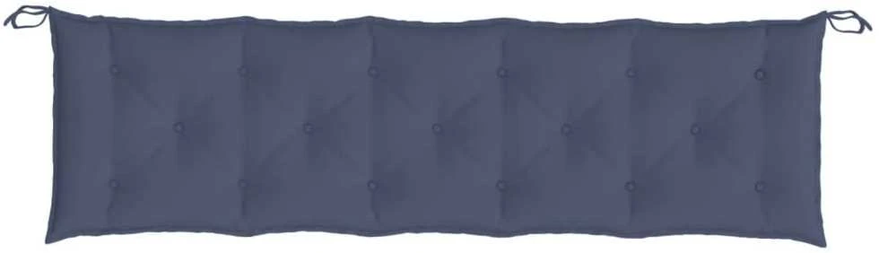 Sodo suoliuko pagalvėlė, tamsiai mėlyna, 180x50x7cm, audinys