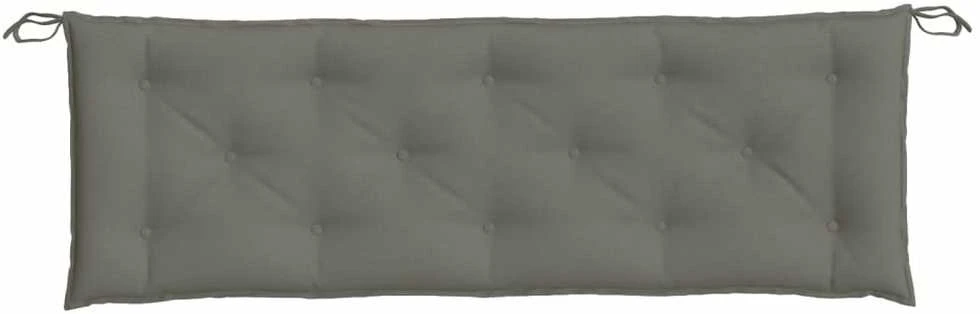 Sodo suoliuko pagalvėlė, tamsiai pilka, 150x50x7cm, audinys