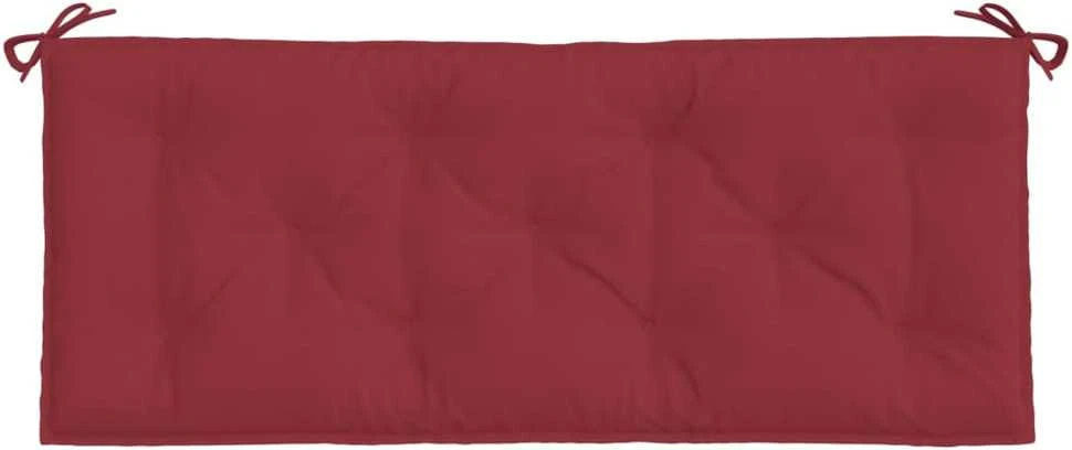 Sodo suoliuko pagalvėlė, vyno raudona, 120x50x7cm, audinys