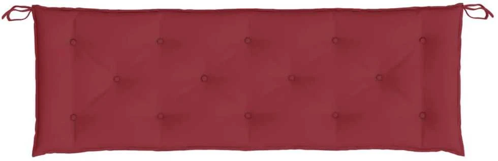 Sodo suoliuko pagalvėlė, vyno raudona, 150x50x7cm, audinys
