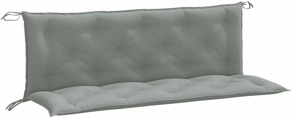 Sodo suoliuko pagalvėlės, 2vnt., pilkos, 150x50x7cm, audinys