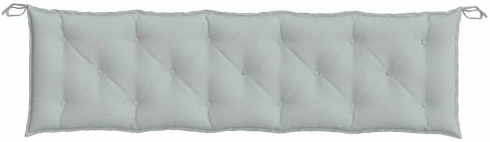 Sodo suoliuko pagalvėlės, 2vnt., pilkos, 180x50x7cm, audinys
