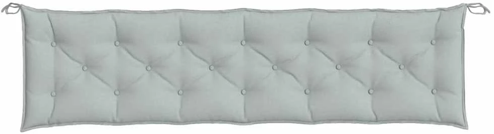 Sodo suoliuko pagalvėlės, 2vnt., pilkos, 200x50x7cm, audinys