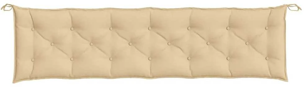 Sodo suoliuko pagalvėlės, 2vnt., smėlio, 200x50x7cm, audinys