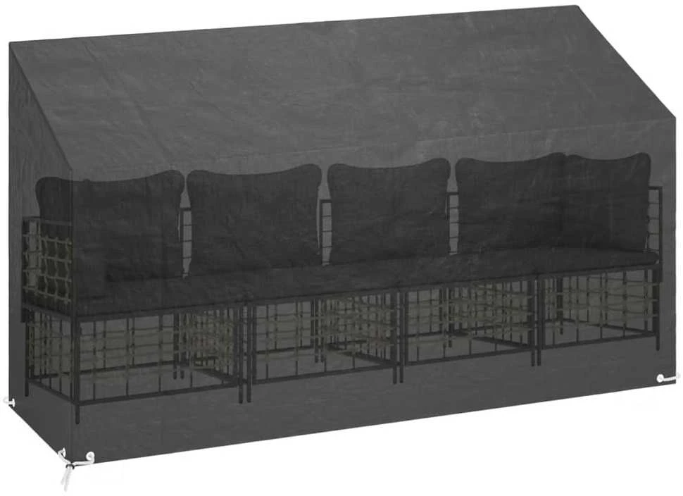 Sodo suoliuko uždangalas, 210x70x70/88cm, polietilenas