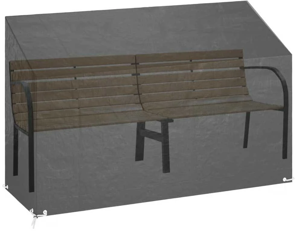 Sodo suoliukų uždangalai, 2vnt., 190x70x70/88cm, polietilenas