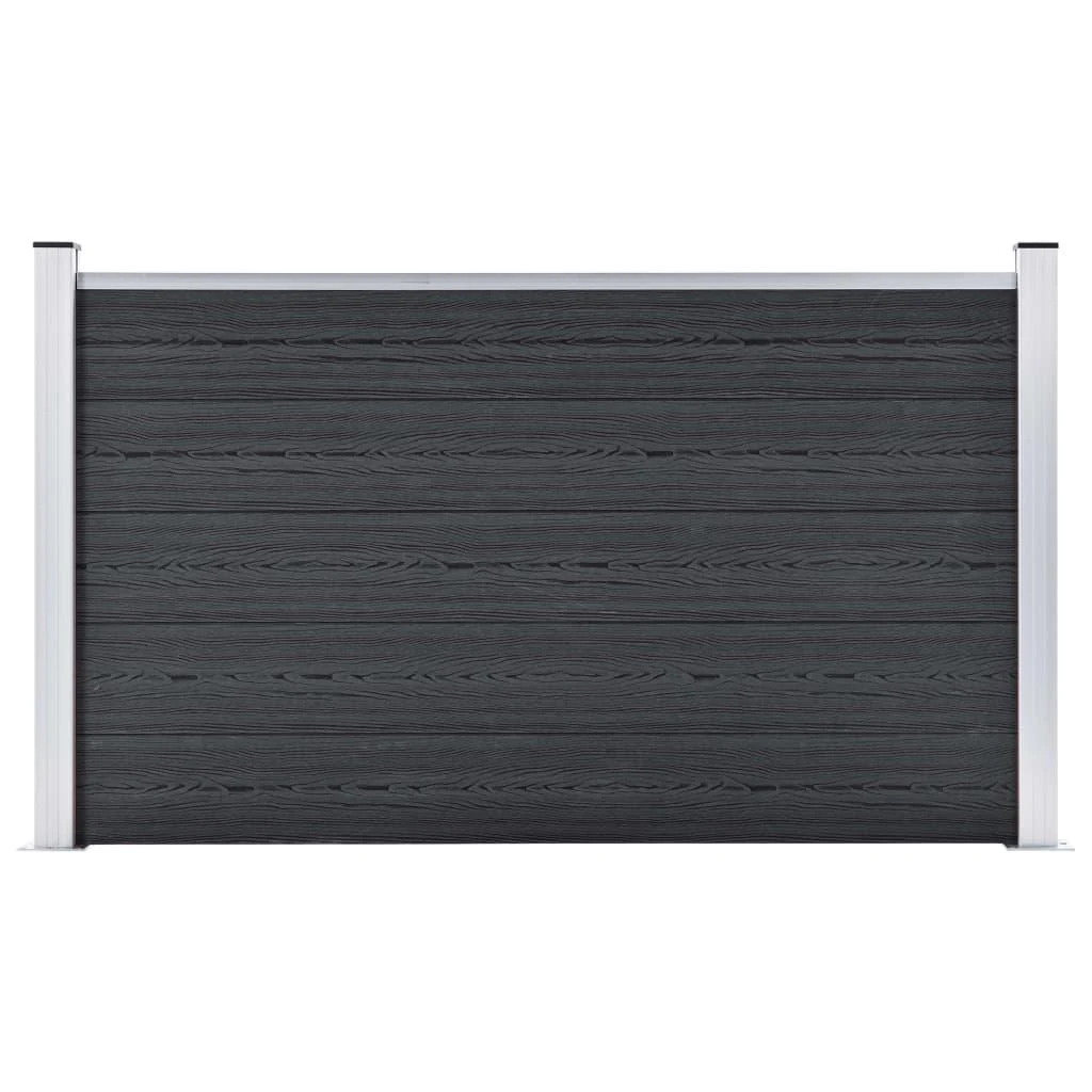 Sodo tvora, pilkos spalvos, 353x106cm, WPC (49073+49075)
