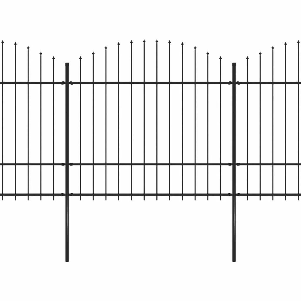 Sodo tvora su iečių viršug., juoda, (1,5-1,75)x13,6m, plienas
