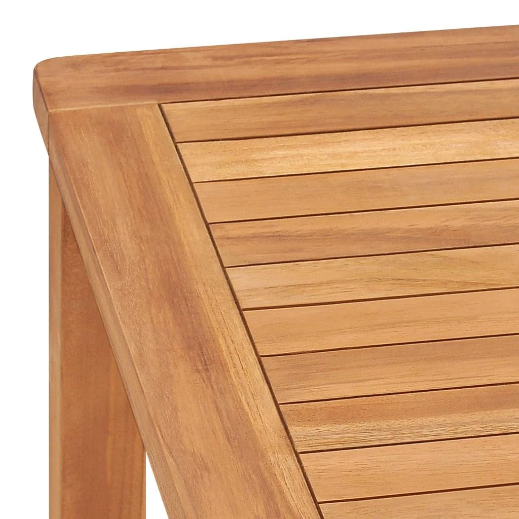 Lauko baldų komplektas Sodo valgomojo baldų komplektas, 5 dalių, tikmedžio masyvas