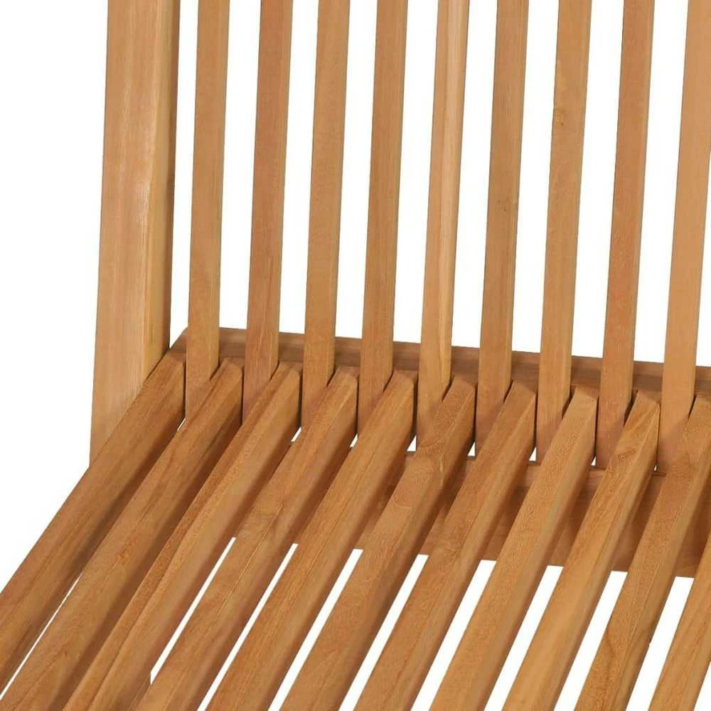 Lauko baldų komplektas Sodo valgomojo baldų komplektas, 7d., tikmedžio masyvas
