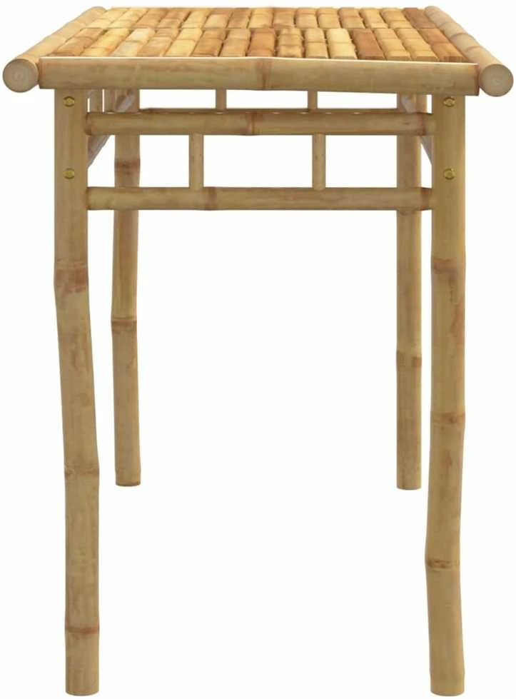 Sodo valgomojo stalas, 110x55x75cm, bambukas