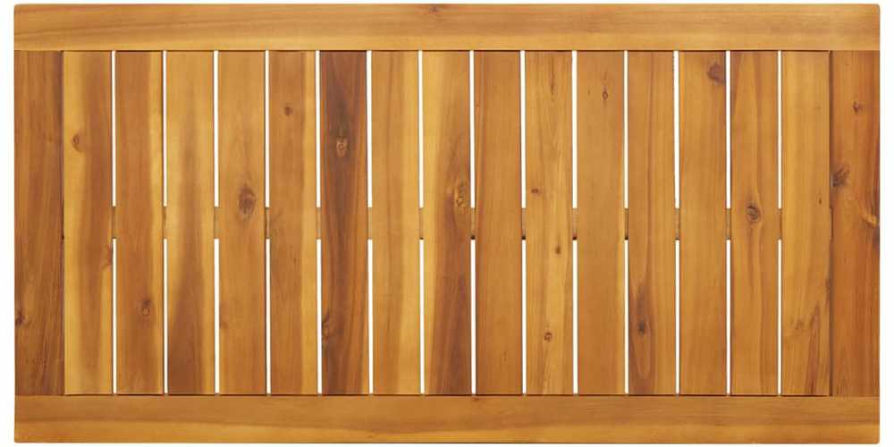 Sodo valgomojo stalas, 110x56x75cm, akacijos medienos masyvas