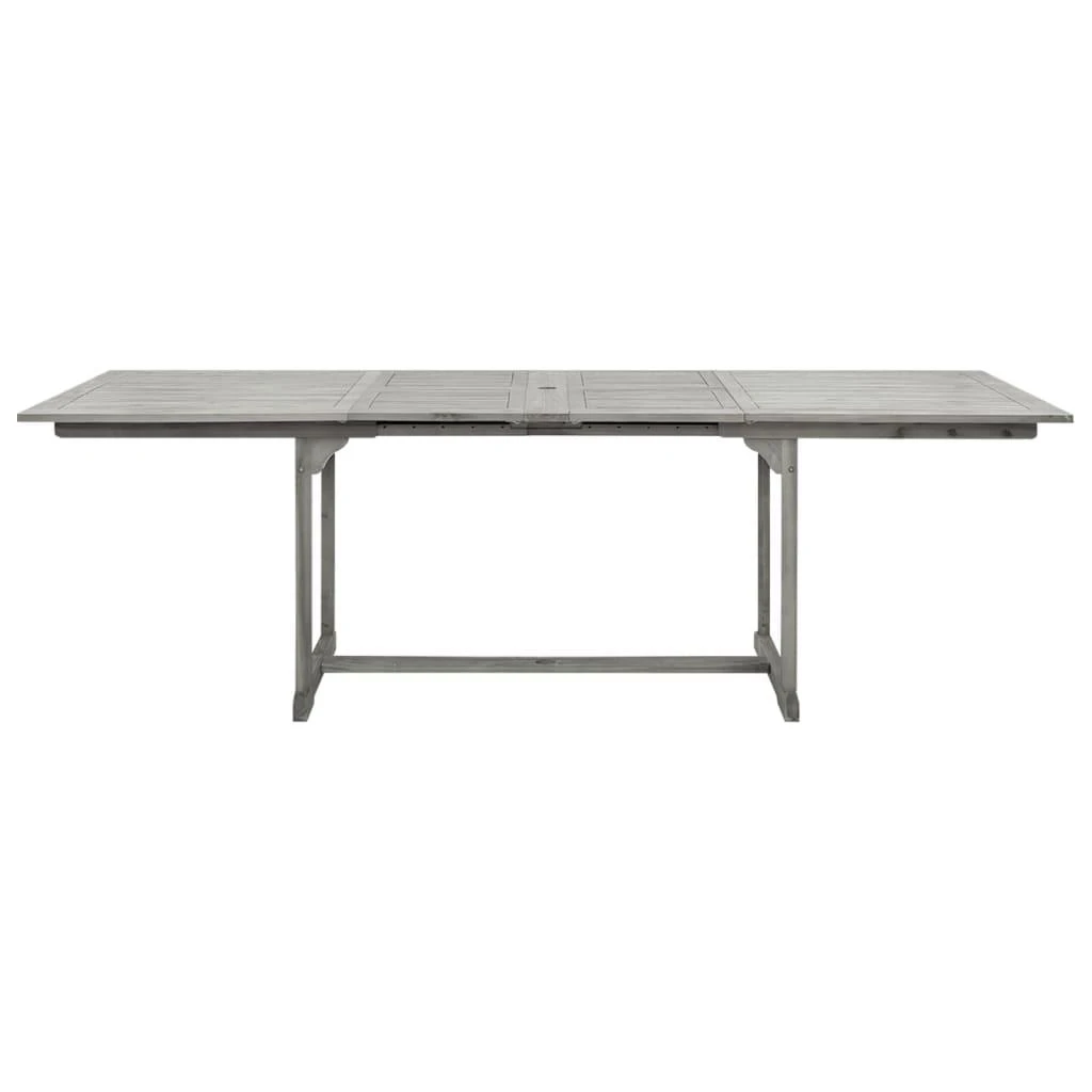 Sodo valgomojo stalas, (160–240)x100x75cm, akacijos masyvas