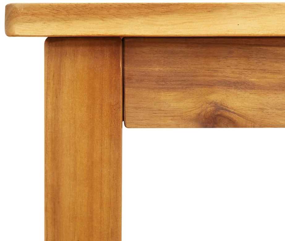 Sodo valgomojo stalas, 180x90x75cm, akacijos medienos masyvas