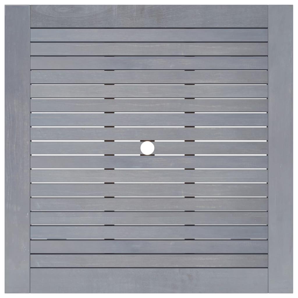Sodo valgomojo stalas, 88x88x74cm, akacijos medienos masyvas