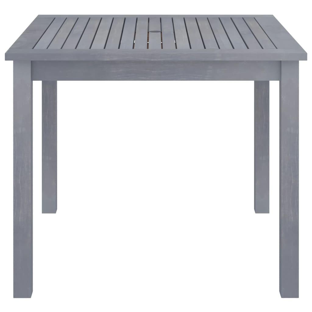 Sodo valgomojo stalas, 88x88x74cm, akacijos medienos masyvas