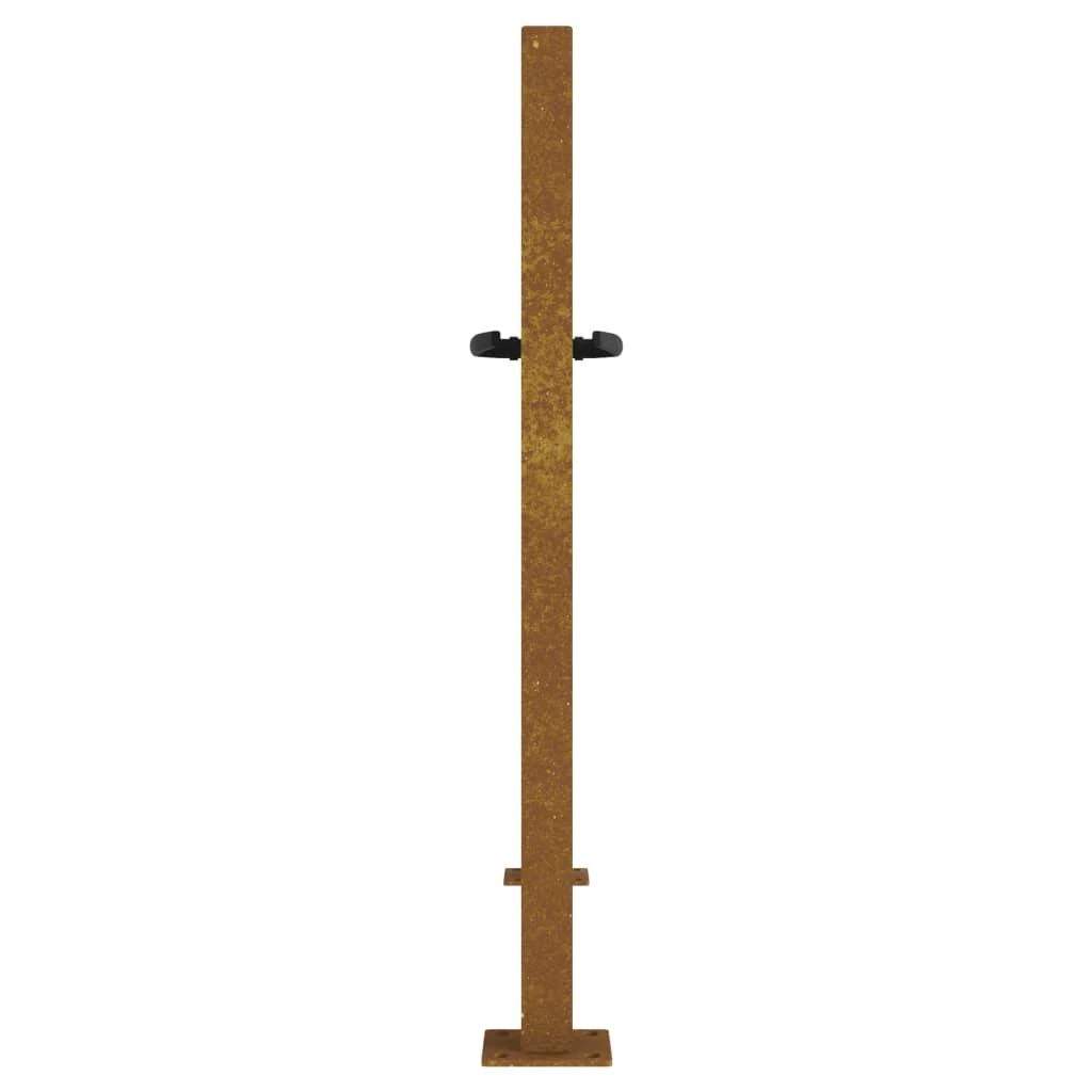 Sodo vartai, 105x105cm, corten plienas