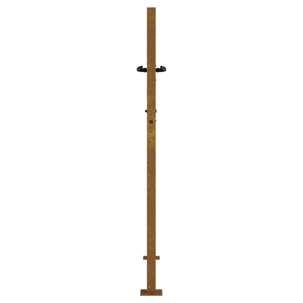 Sodo vartai, 105x130cm, corten plienas