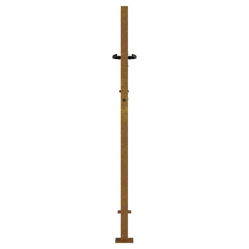 Sodo vartai, 105x130cm, corten plienas, žolės dizaino