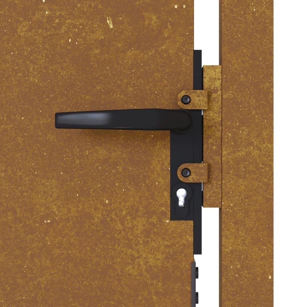 Sodo vartai, 105x155cm, corten plienas