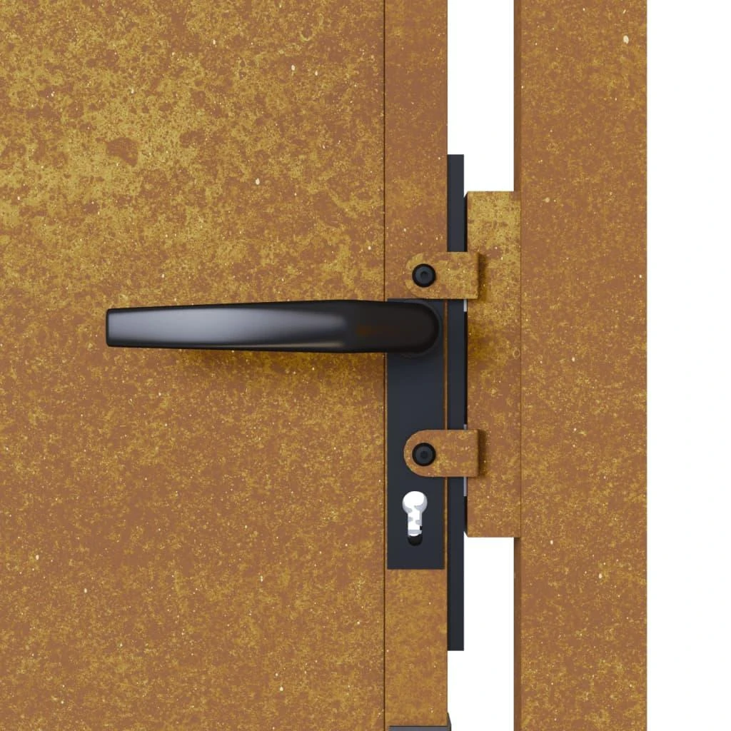 Sodo vartai, 105x155cm, corten plienas