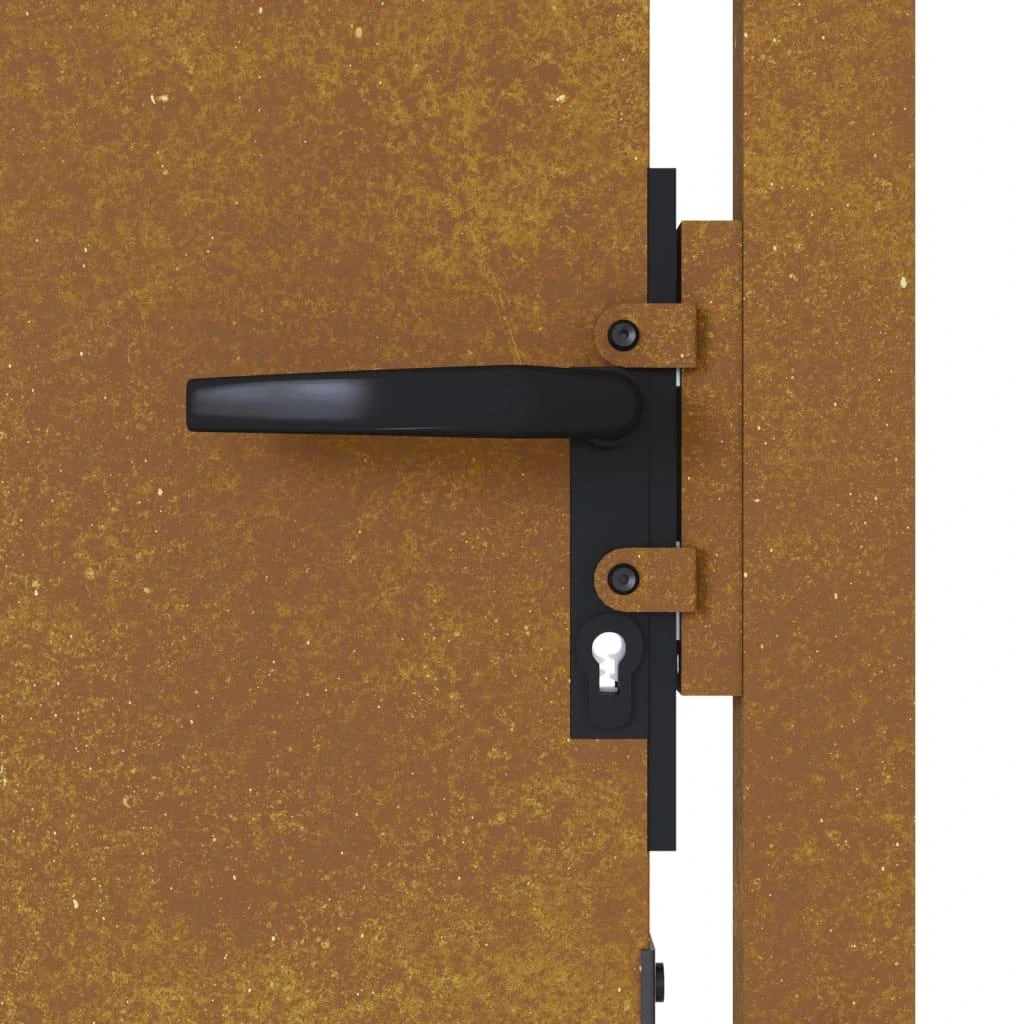 Sodo vartai, 105x205cm, corten plienas